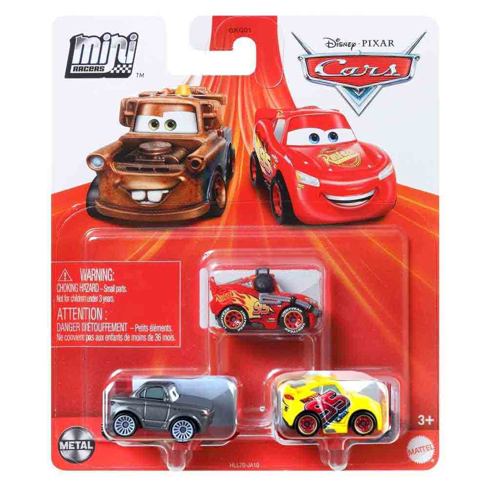 Disney / Pixar Cars On The Road Die Cast Metal Mini  3-Pack - Toyworld Frankston