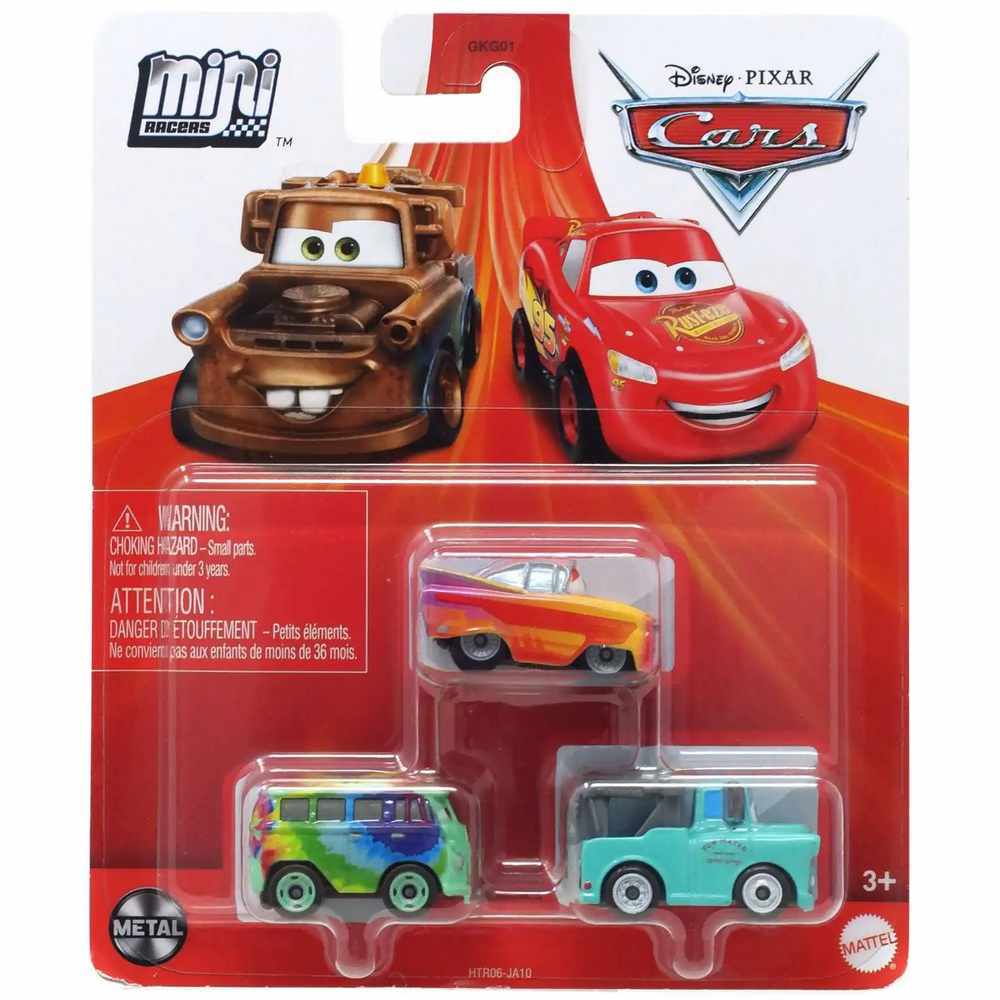 Disney / Pixar Cars On The Road Die Cast Metal Mini  3-Pack - Toyworld Frankston