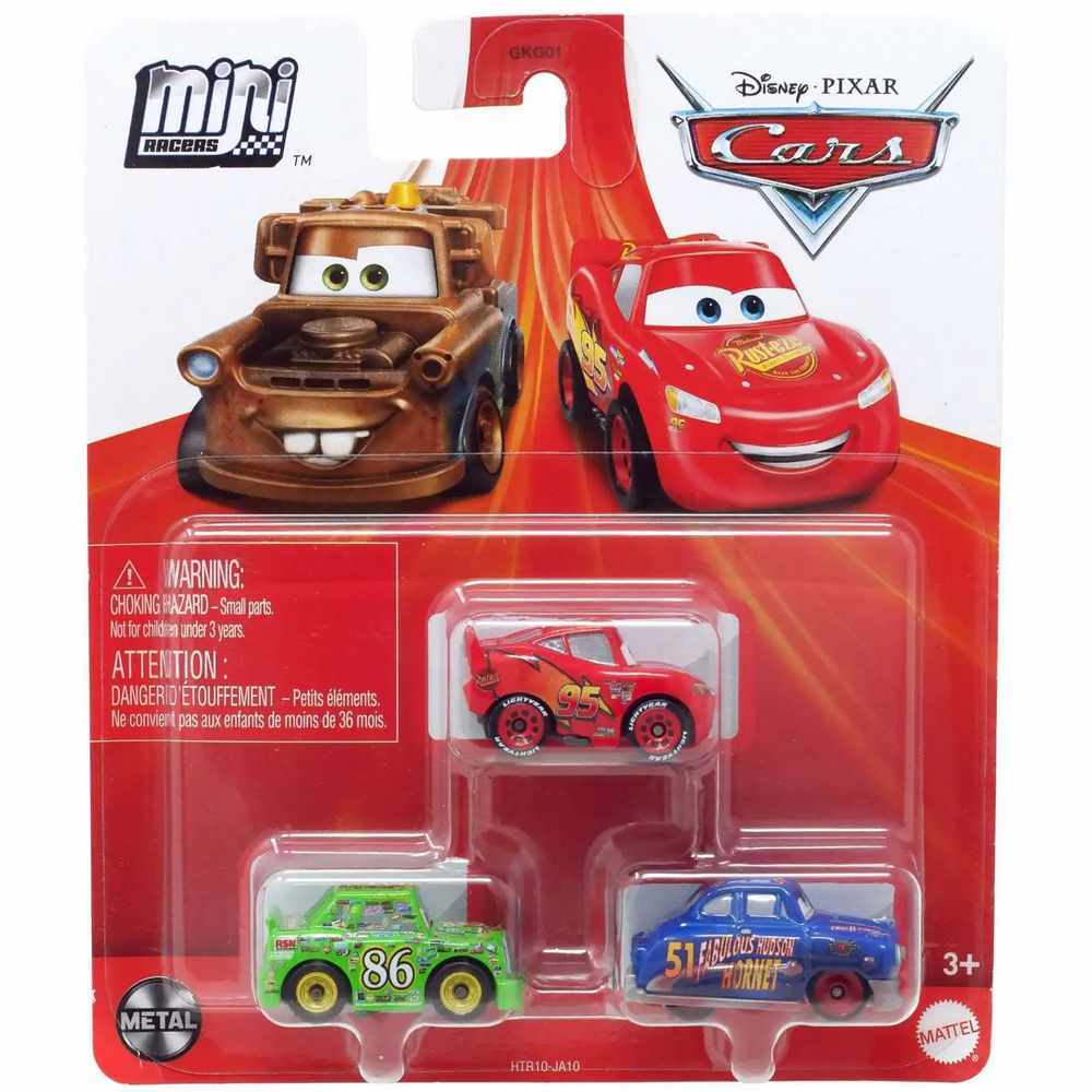 Disney / Pixar Cars On The Road Die Cast Metal Mini  3-Pack - Toyworld Frankston