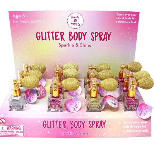 PINK POPPY SPARKLE AND SHINE GLITTER SPRAY 5ML - Toyworld Frankston