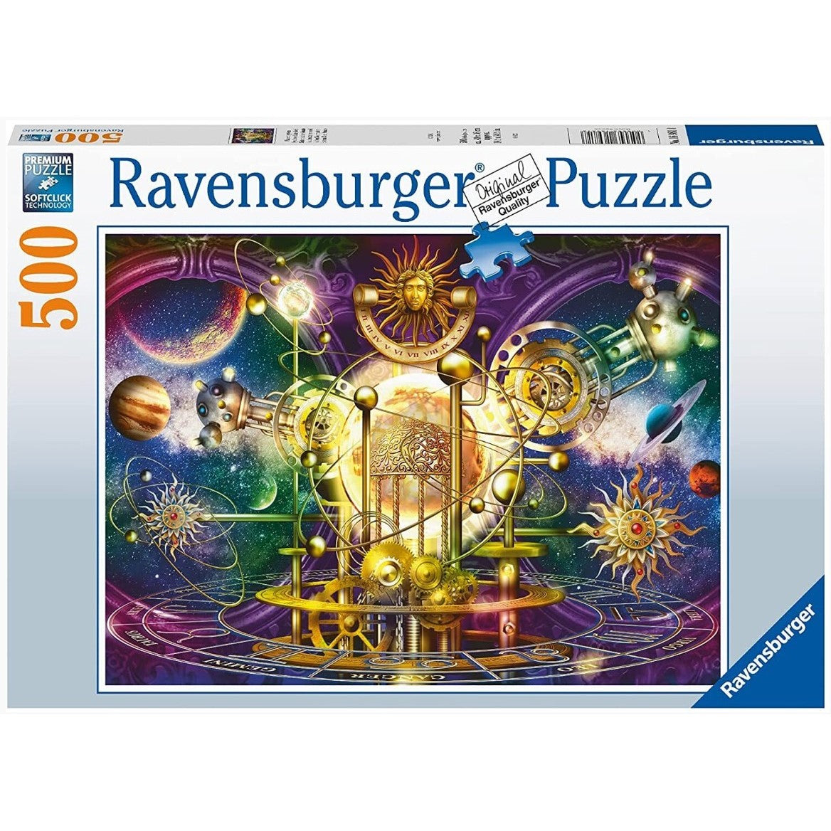 RAVENSBURGER - GOLDEN SOLAR SYSTEM 500PIECE PUZZLE - Toyworld Frankston