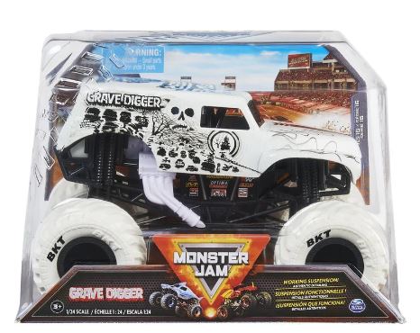 MONSTER JAM 1:24 DIE CAST TRUCKS ASSORTED - GRAVE DIGGER - Toyworld Frankston