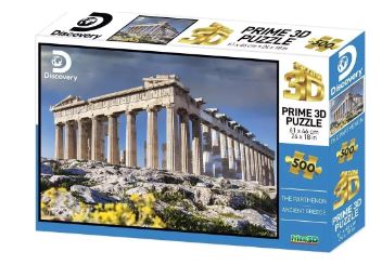 PRIME3D - DISCOVERY - THE PARTHENON ANCIENT GREECE 500 PIECE PUZZLE - Toyworld Frankston