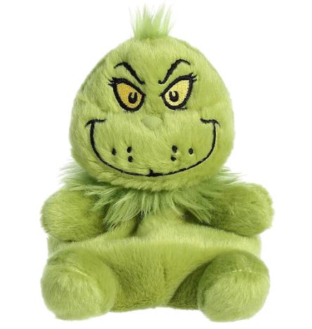 PALM PALS - GREEN GRINCH 5" PLUSH - Toyworld Frankston