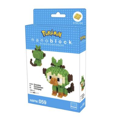 NANOBLOCK - POKEMON - GROOKEY - Toyworld Frankston