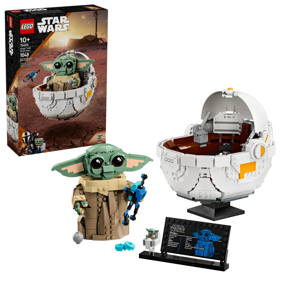 LEGO 75403 STAR WARS GROGU WITH HOVER PRAM - Toyworld Frankston
