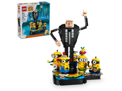 LEGO 75582 DESPICABLE ME4 - BRICK BUILT GRU AND MINIONS - Toyworld Frankston