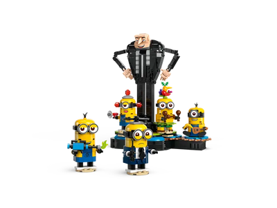 LEGO 75582 DESPICABLE ME4 - BRICK BUILT GRU AND MINIONS - Toyworld Frankston