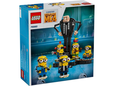 LEGO 75582 DESPICABLE ME4 - BRICK BUILT GRU AND MINIONS - Toyworld Frankston