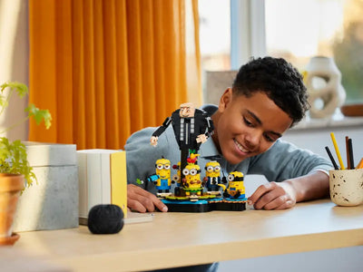 LEGO 75582 DESPICABLE ME4 - BRICK BUILT GRU AND MINIONS - Toyworld Frankston