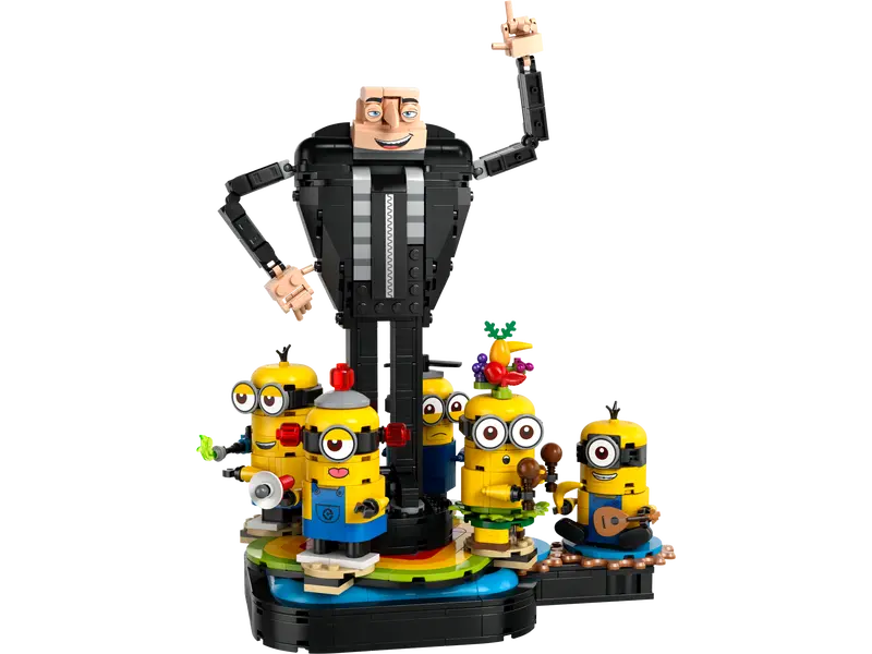 LEGO 75582 DESPICABLE ME4 - BRICK BUILT GRU AND MINIONS - Toyworld Frankston