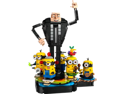 LEGO 75582 DESPICABLE ME4 - BRICK BUILT GRU AND MINIONS - Toyworld Frankston
