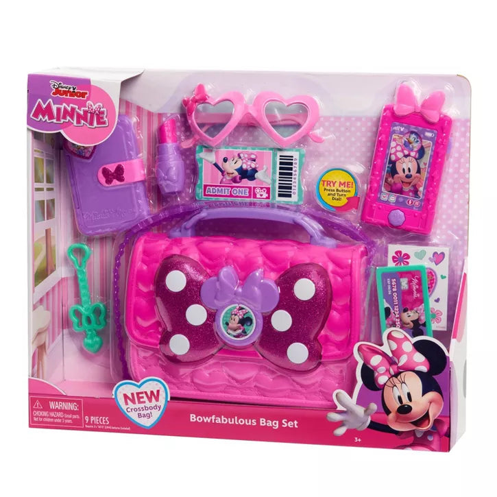 MINNIE MOUSE BOWFABULOUS BAG SET - 7 PIECE - Toyworld Frankston