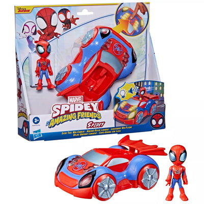 SPIDEY AMAZING FRIENDS - GLOW TECH WEB CRAWLER - SPIDEY - Toyworld Frankston