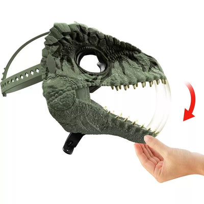 JURASSIC WORLD GIGANOTOSAURUS MASK WITH MOVING JAW - Toyworld Frankston