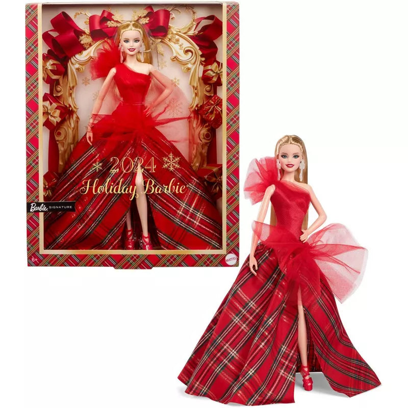BARBIE - 2024 HOLIDAY BARBIE SIGNATURE FASHION DOLL - Toyworld Frankston