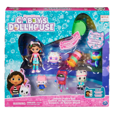 GABBY DOLLHOUSE DELUXE FIGURE SET - DANCE PARTY THEME - Toyworld Frankston