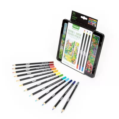CRAYOLA 24 BLEND AND SHADE COLORED PENCILS NEW - Toyworld Frankston