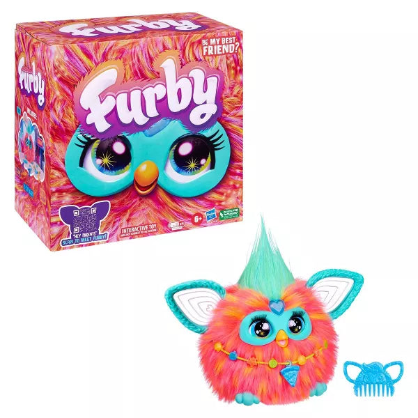FURBY INTERACTIVE TOY - CORAL - Toyworld Frankston