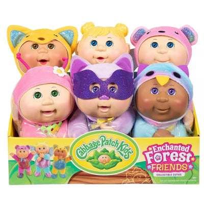 CABBAGE PATCH KIDS ENCHANTED FOREST FRIENDS 9 INCH 196 RIHANNA RACOON - Toyworld Frankston