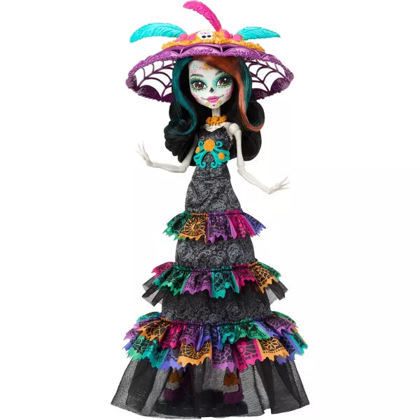 MONSTER HIGH SIGNATURE DOLL SKELITA CALAVERAS DIA DE MUERTOS HOWLIDAY EDITION - Toyworld Frankston