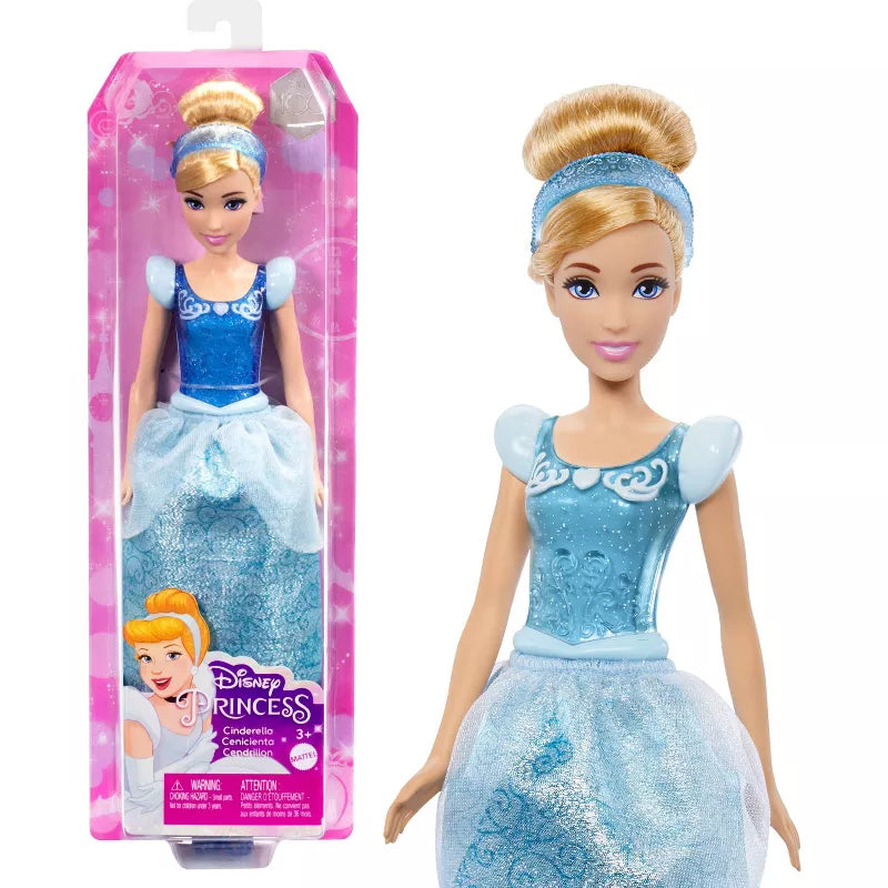 DISNEY PRINCESS 100 YEARS CELEBRATION - CINDERELLA IN BLUE GOWN DOLL - Toyworld Frankston