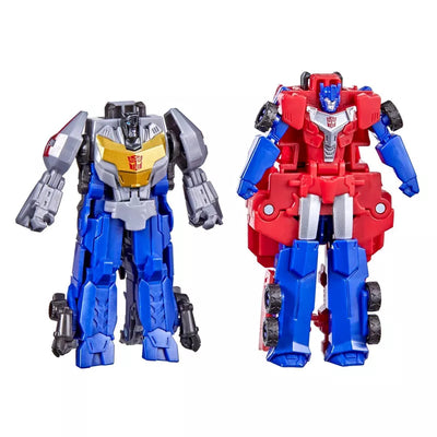 TRANSFORMERS BUZZWORTHY BUMBLE BEE - GRIME LOCK AND OPTIMUS PRIME - Toyworld Frankston