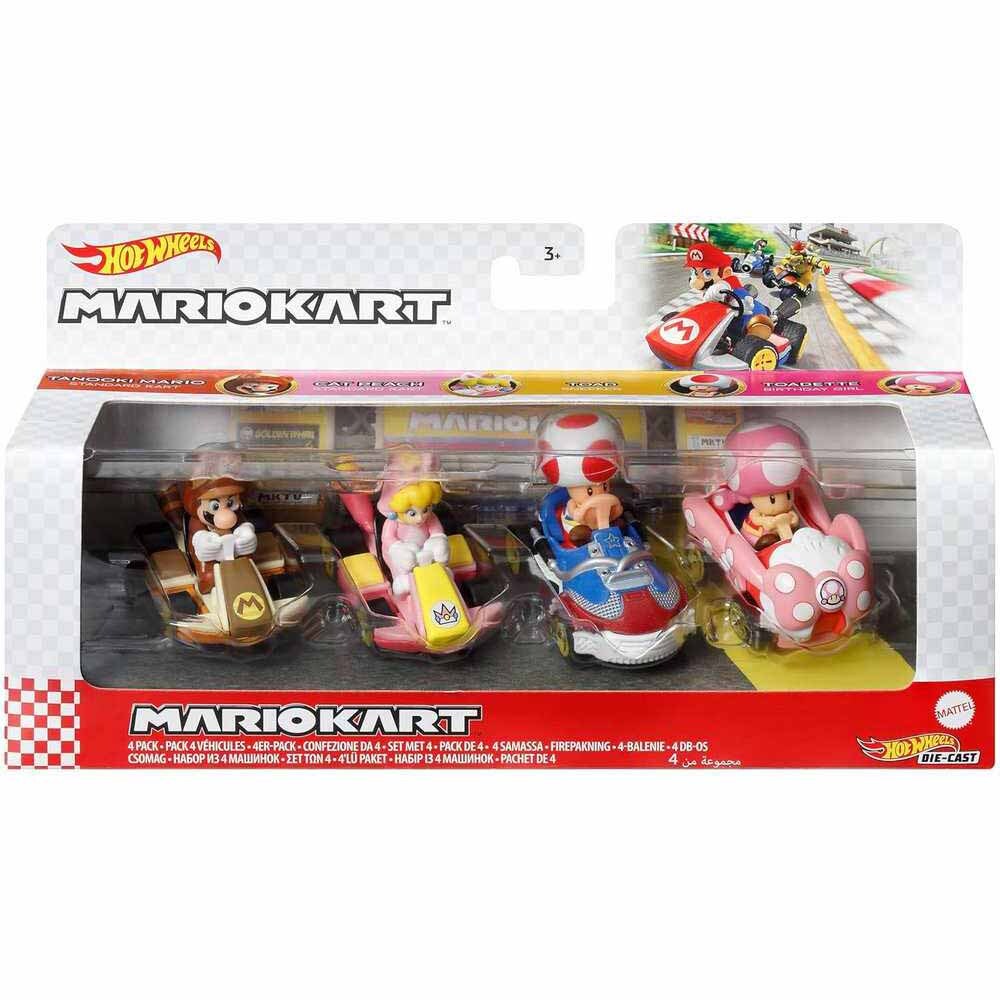 HOT WHEELS MARIO KART 4 PACK - Toyworld Frankston