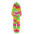 Colorful monkey plush toy hanging
