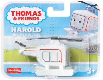 FISHER PRICE - THOMAS AND FRIENDS SMALL METAL DIECAST VEHICLE - HAROLD - Toyworld Frankston