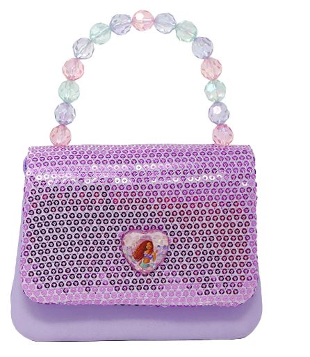 DISNEY THE LITTLE MERMAID SPARKLING HARD HANDBAG - Toyworld Frankston