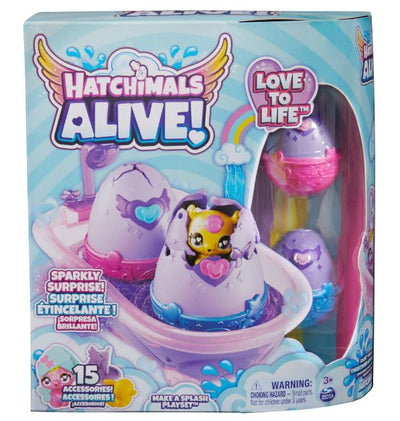 HATCHIMALS ALIVE! MAKE A SPLASH PLAYSET - Toyworld Frankston