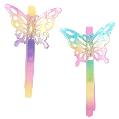 PINK POPPY - PASTEL IRIDESCENT BUTTERFLY HEADBAND - Toyworld Frankston