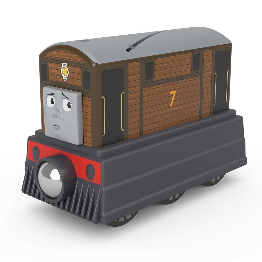 THOMAS AND FRIENDS WOODEN RAILWAY - TOBY ENGINE - Toyworld Frankston