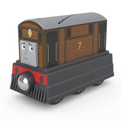 THOMAS AND FRIENDS WOODEN RAILWAY - TOBY ENGINE - Toyworld Frankston
