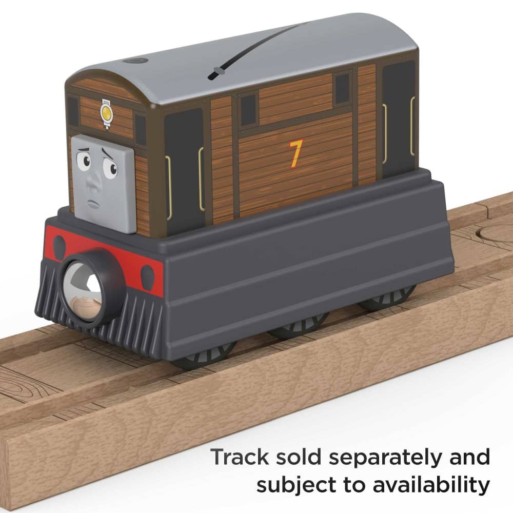THOMAS AND FRIENDS WOODEN RAILWAY - TOBY ENGINE - Toyworld Frankston