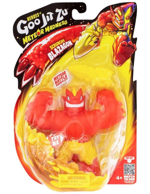 Goo Jin Zu Blazagon toy figure in packaging with branding and product details.