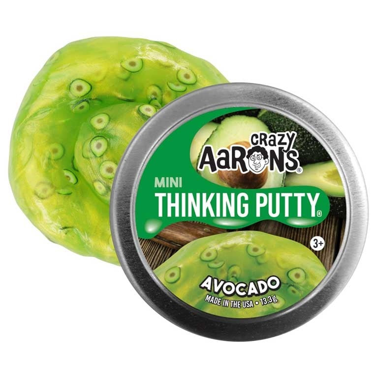 CRAZY AARON'S THINKING PUTTY MINI 2 INCH - AVOCADO - Toyworld Frankston