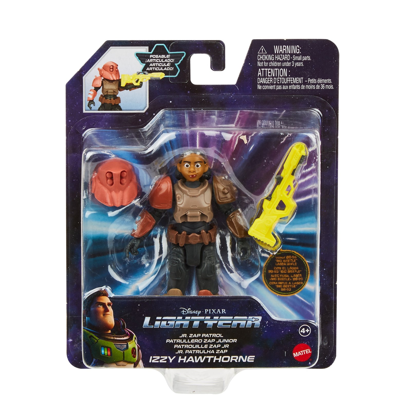 DISNEY PIXAR LIGHTYEAR JR. ZAP PATROL - IZZY - Toyworld Frankston