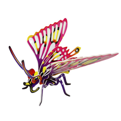 BUILD YOUR OWN INSECT BACKYARD BITES 3D PUZZLE - BUTTERFLY - Toyworld Frankston
