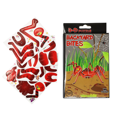 BUILD YOUR OWN INSECT BACKYARD BITES 3D PUZZLE - ANT - Toyworld Frankston