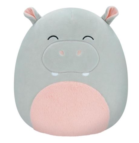 SQUISHMALLOWS - 12 INCH PLUSH - HARRISON THE HIPPO - Toyworld Frankston