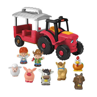 LITTLE PEOPLE - CARING FOR ANIMALS TRACTOR - Toyworld Frankston