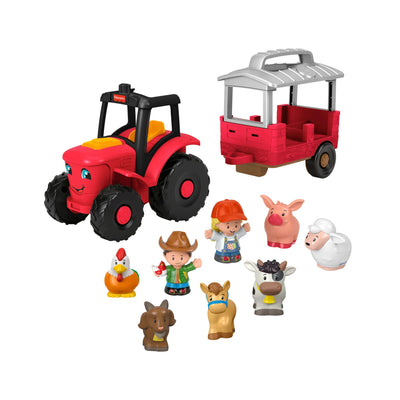 LITTLE PEOPLE - CARING FOR ANIMALS TRACTOR - Toyworld Frankston