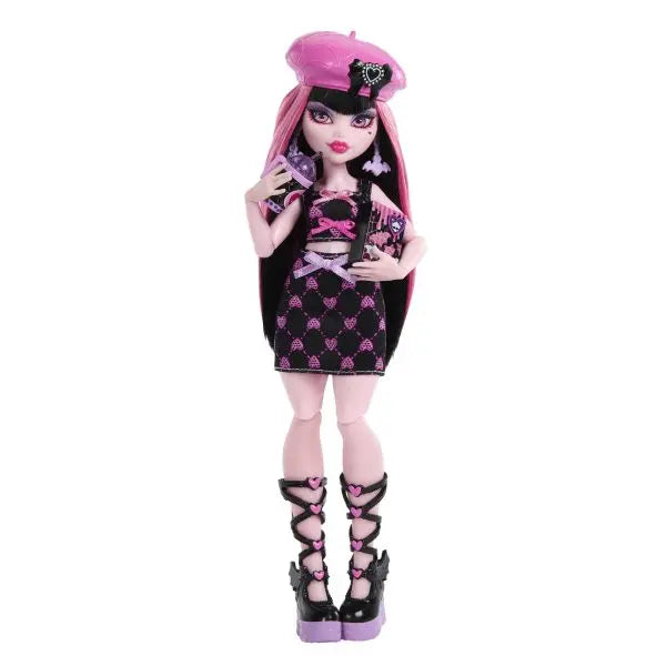 MONSTER HIGH - SKULLTIMATE SECRETS - DRACULAURA FASHION FIGURE SERIES 1