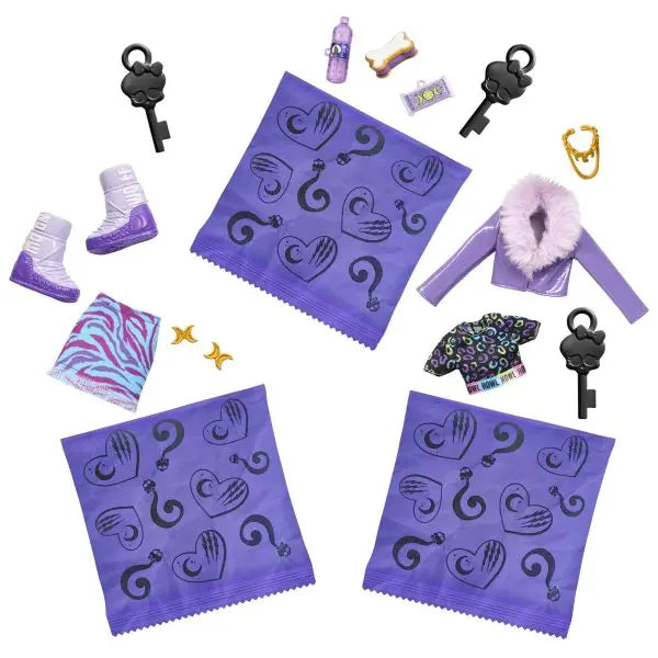MONSTER HIGH - SKULLTIMATE SECRETS - CLAWDEEN WOLF FASHION FIGURE SERIES 1