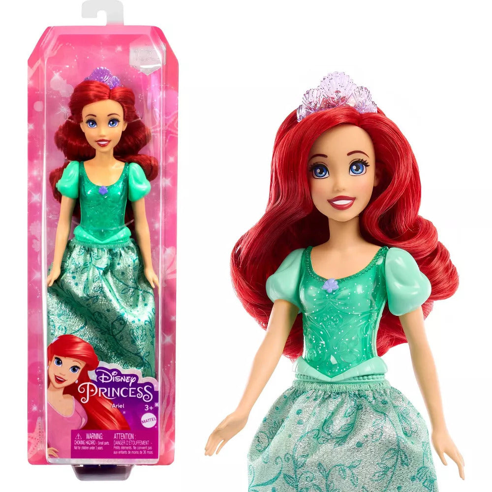 DISNEY PRINCESS 100 YEARS CELEBRATION - ARIEL IN GREEN DRESS DOLL - Toyworld Frankston