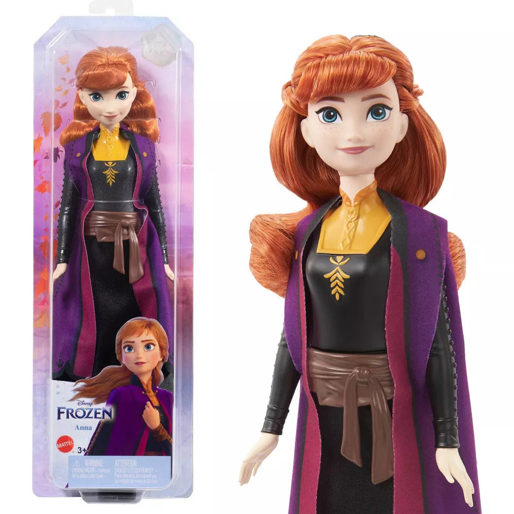 DISNEY PRINCESS 100 YEARS CELEBRATION - FROZEN 2 ANNA ROYAL WEAR DOLL - Toyworld Frankston