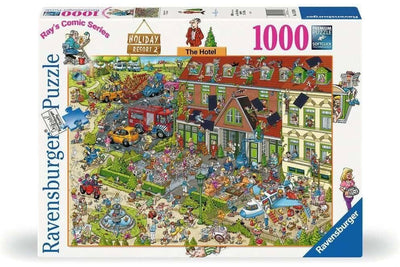 RAVENSBURGER 175796 - HOLIDAY RESORT 2 THE HOTEL 1000 PIECE PUZZLE - Toyworld Frankston