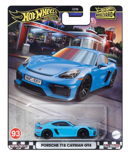 HOT WHEELS BOULEVARD 93 - PORSCHE 718 CAYMAN GT4 - Toyworld Frankston